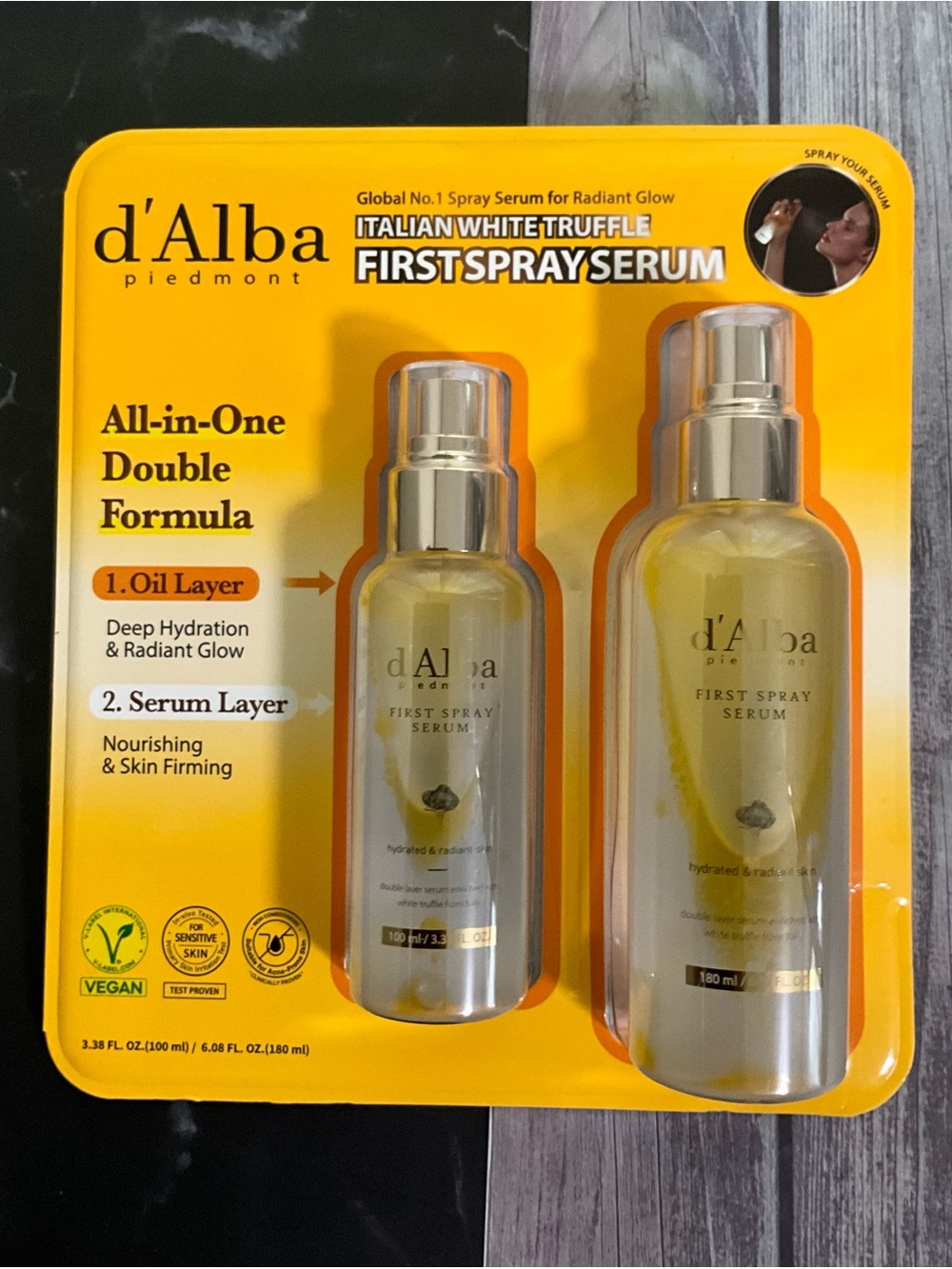 D Alba Italian White Truffle First Spray Serum - new sealed